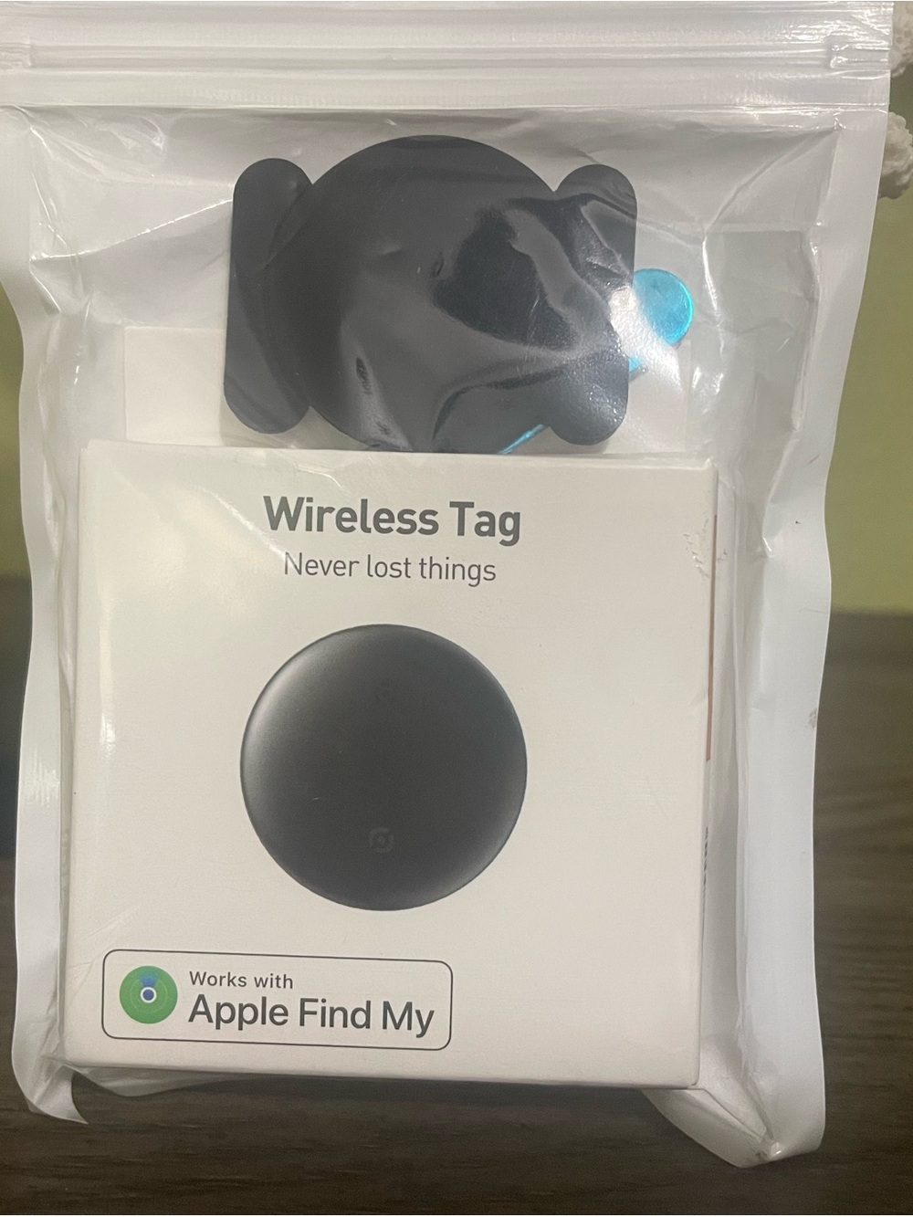 Wireless Tag - Black - Works with Apple Find My